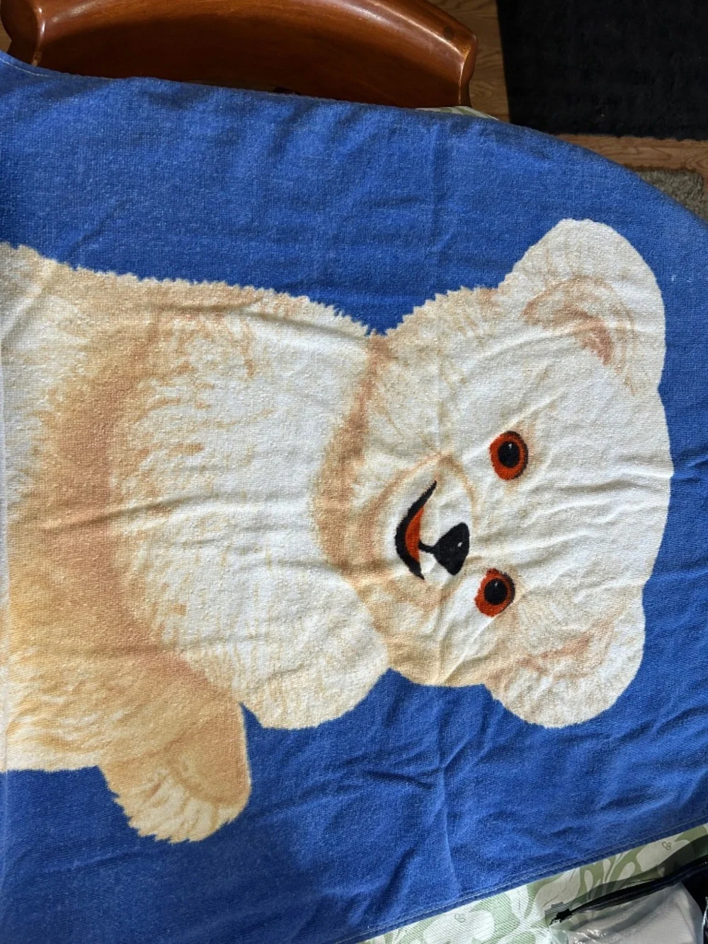 Vintage Snuggle laundry softner beach towel